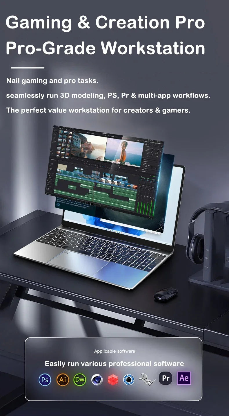14.1 Inch Intel Core i9 Business Laptop With 32GB RAM And 2TB SSD ** Ships from China**