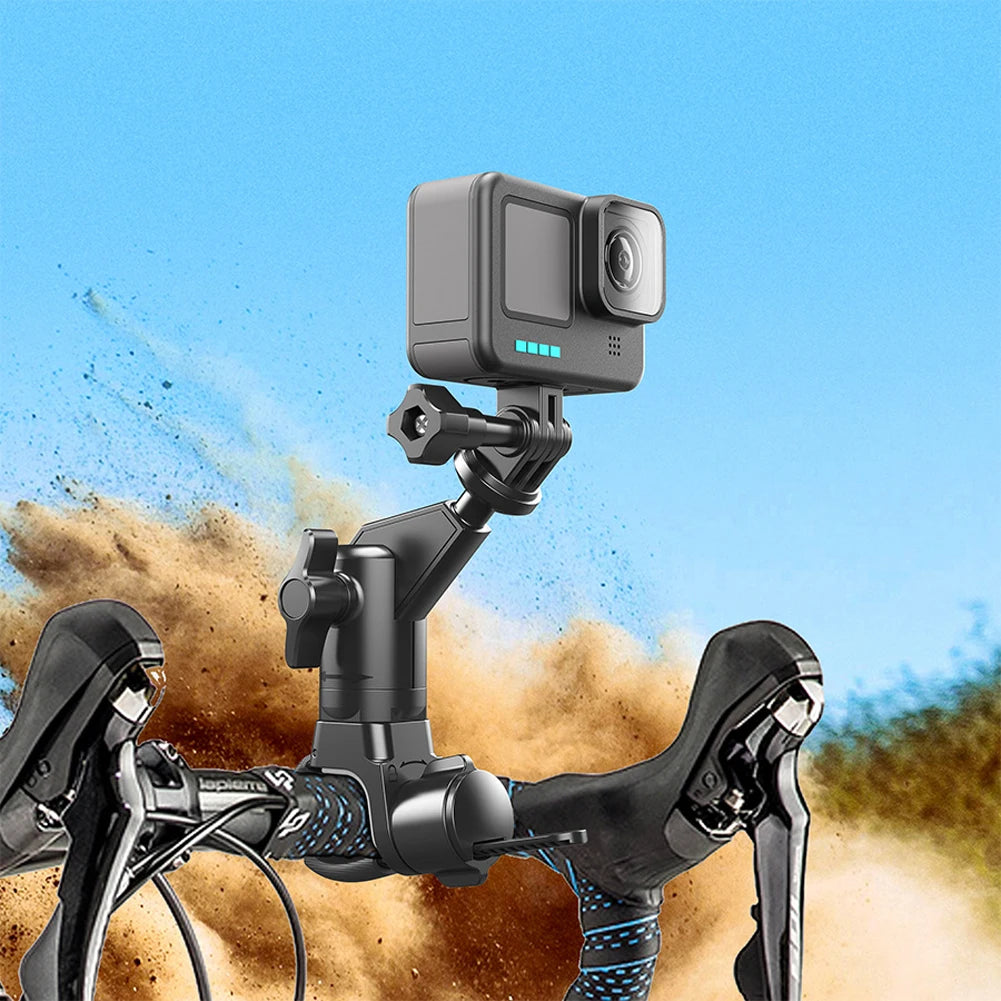 Handlebar Mount Bracket 360 Rotating Motorcycle Bike Camera Holder for Insta360 DJI  / Other Action Camera