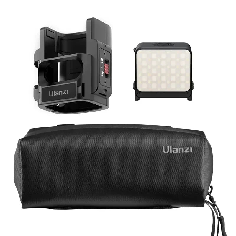 Ulanzi PK-06 Expansion Adapter for DJI Osmo Pocket 3 with Magnetic Quick Release Mount Cold Shoe for Video Light Mic Tripod Vlog