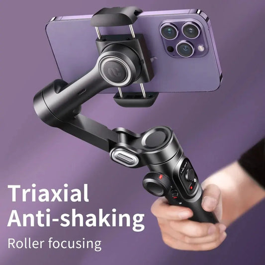 AOCHUAN 3-Axis Handheld Gimbal Stabilizer SmartXE for Smartphone for iPhone Android AI Face Tracking TikTok Vlog **Ships from China**