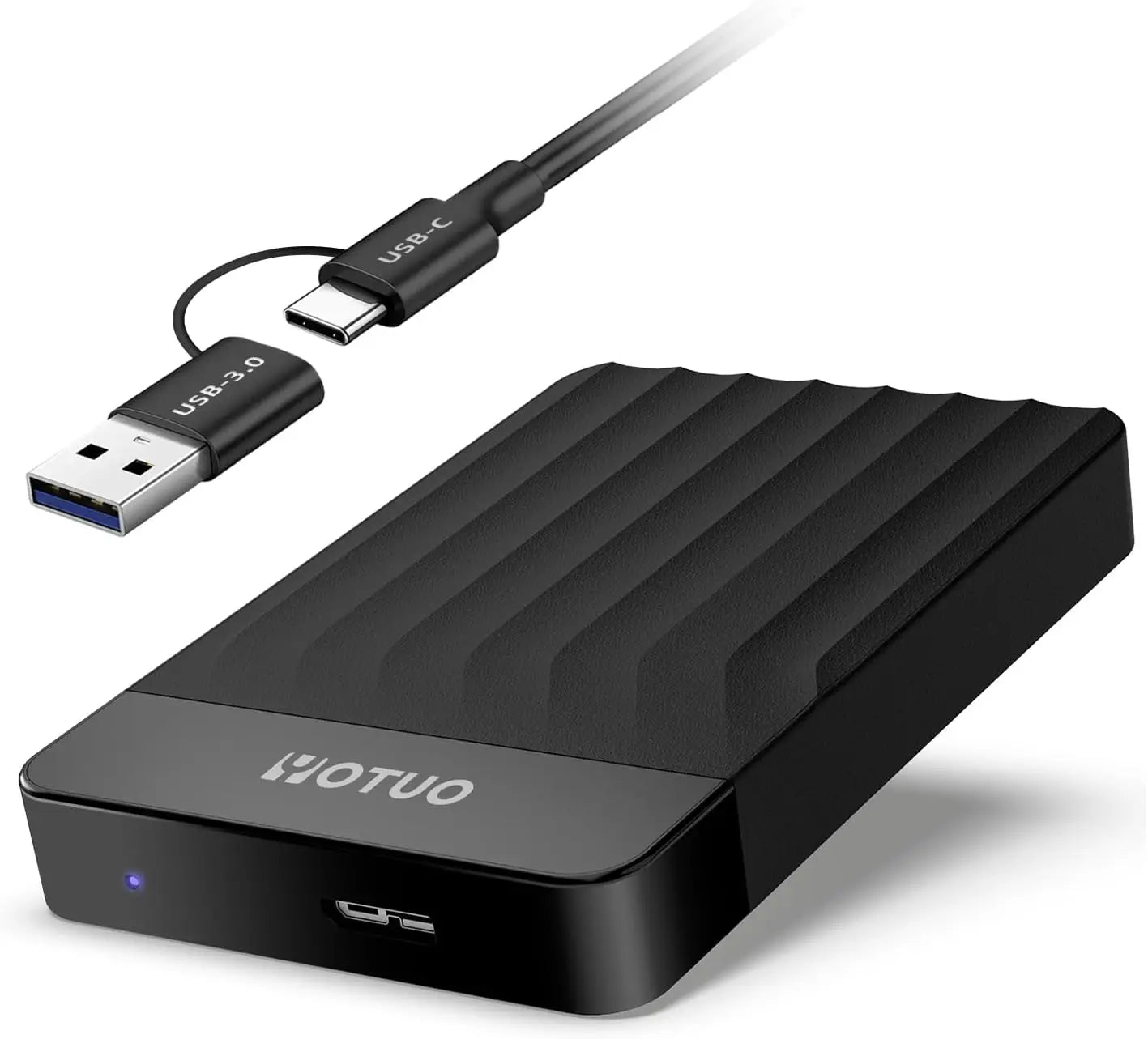 Portable 1TB External Hard Drive USB 3.0 USB-C for PC Mac PS4 Xbox Gaming Storage