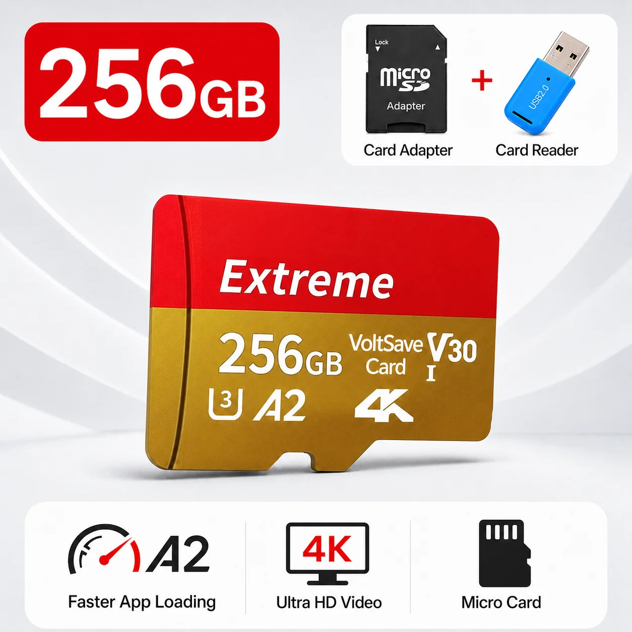 High Speed Reading Micro SD TF Memory Card 128GB for Monitoring - Specific Use Memory Storage for Digital Devices **Ships from China**
