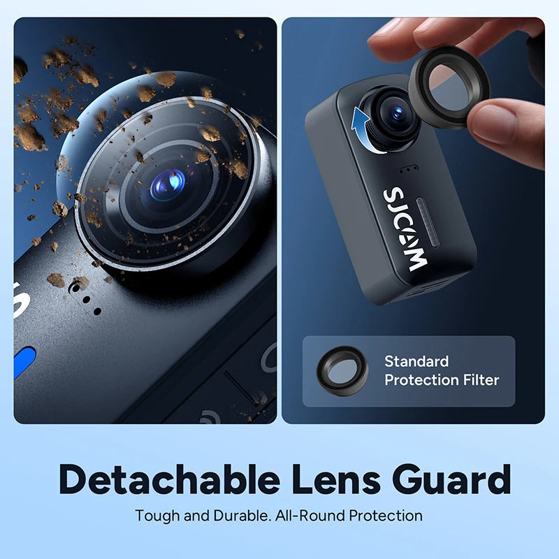 SJCAM C110+ Plus 4K 30FPS Action Camera Waterproof Sports Outdoor Cycling Fishing Vlog Camera Set for Security Work Guard Travel