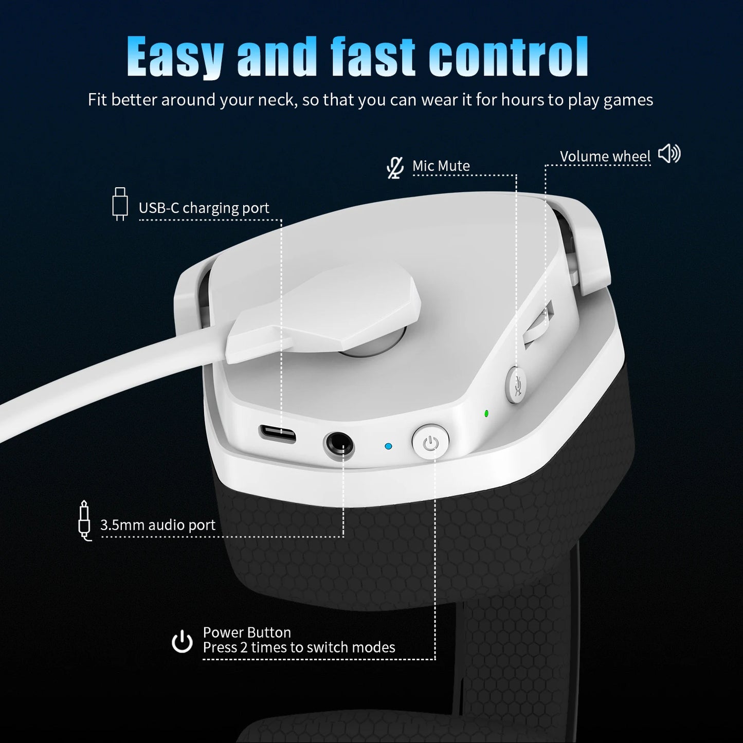 NUBWO G06 2.4G Dual Wireless Gaming Headset 5ms Low Latency 7.1 Surround ENC Mic For PC PS4 PS5 Gaming Bluetooth Headphones Multiple Colors