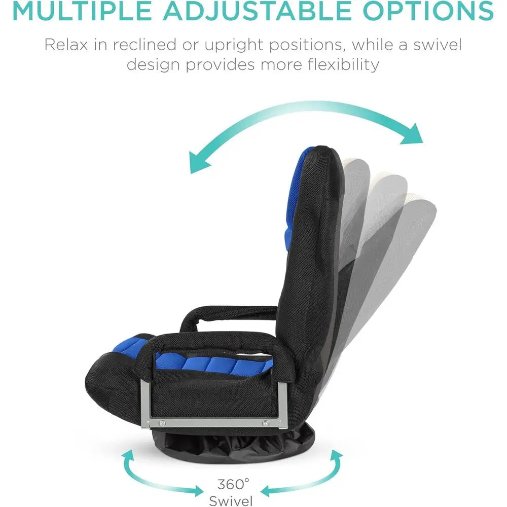 Swivel Gaming Chair 360 Degree  Chair Rocker or TV, Reading, Playing Video Games w/Lumbar Support, Armrest Handles, **Ships from China**