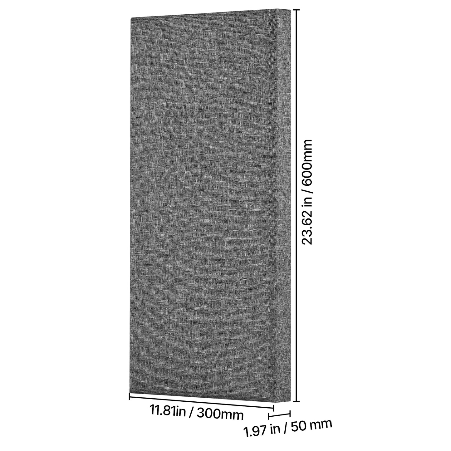 VEVOR 4 PCS Acoustic Panels Fiberglass Sound Absorbing Panels Self-adhesive Soundproof Wall Boards for Studios Office Home Beige