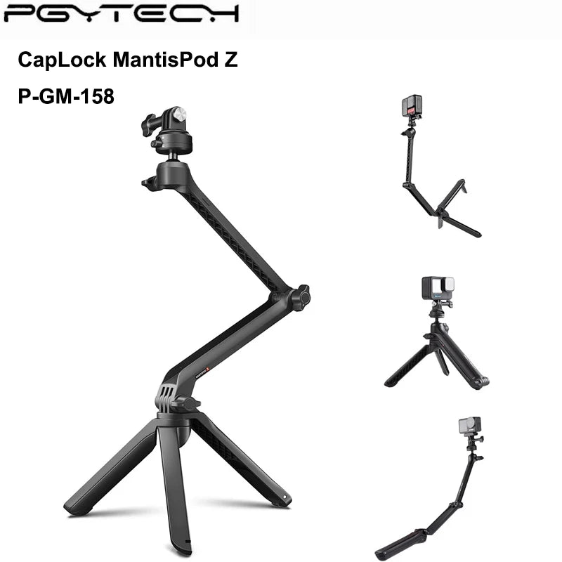 PGYTECH Mantispod 3-Way Tripod Caplock Hand Grip For Action Cameras