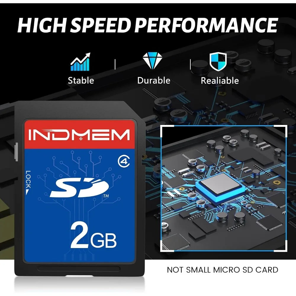 10 Packs 2GB Class 4 SD Flash Memory Cards for Cameras