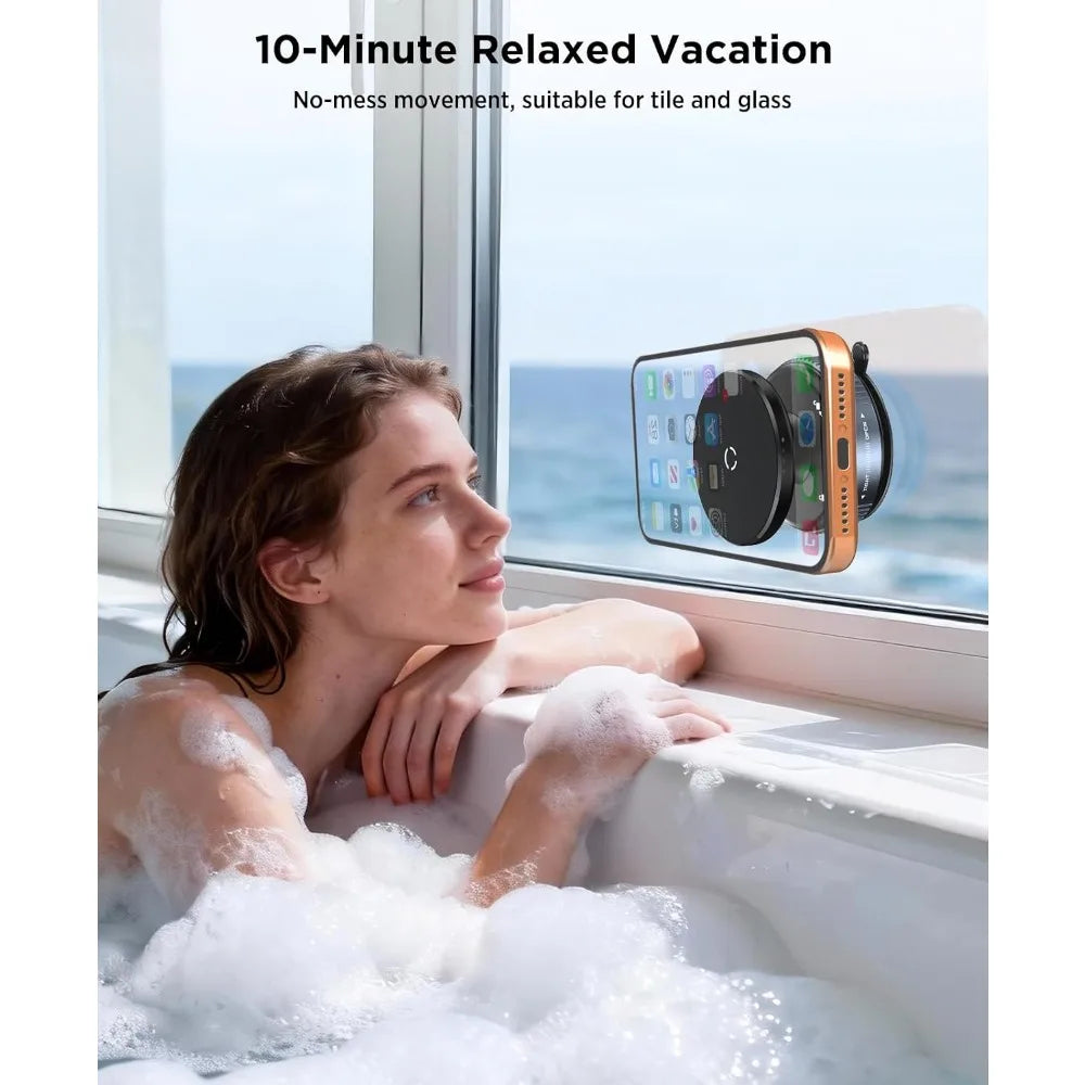 360° Rotatable Suction Cup Phone Mount for Various Surfaces and Vehicles