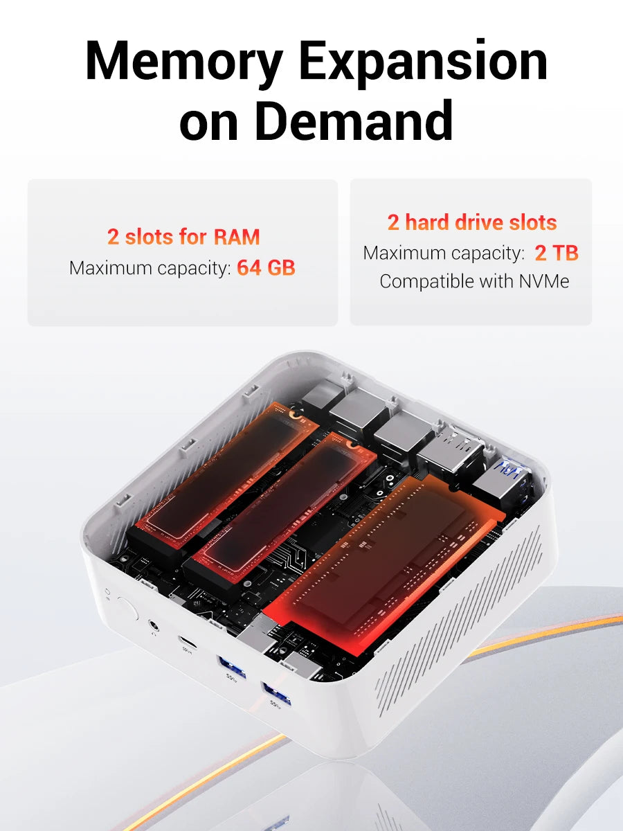 Firebat AM02 Mini PC Ryzen 7 16GB 512GB SSD Windows11