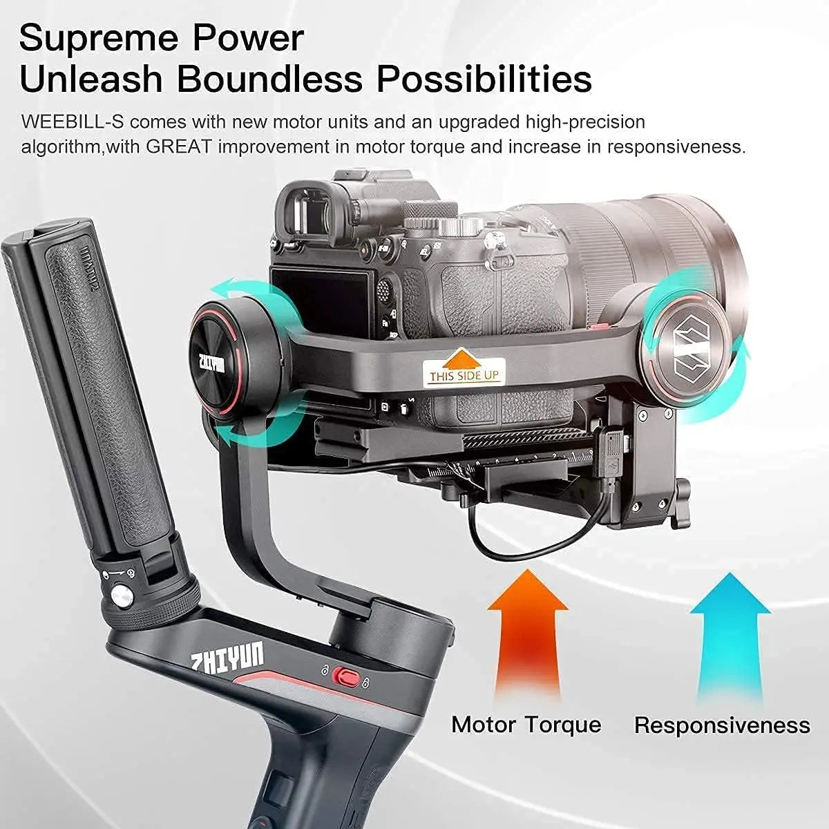 WEEBILL S Gimbal Stabilizer for DSLR & Mirrorless Camera A7R3 A7M3 5D4 EOS R Z6 Z7 D850 GH5 BMPCC 4K Sigma