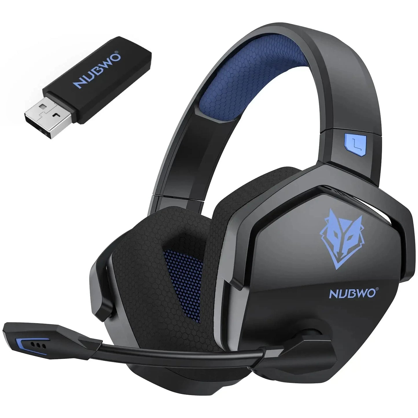 NUBWO G06 2.4G Dual Wireless Gaming Headset 5ms Low Latency 7.1 Surround ENC Mic For PC PS4 PS5 Gaming Bluetooth Headphones Multiple Colors