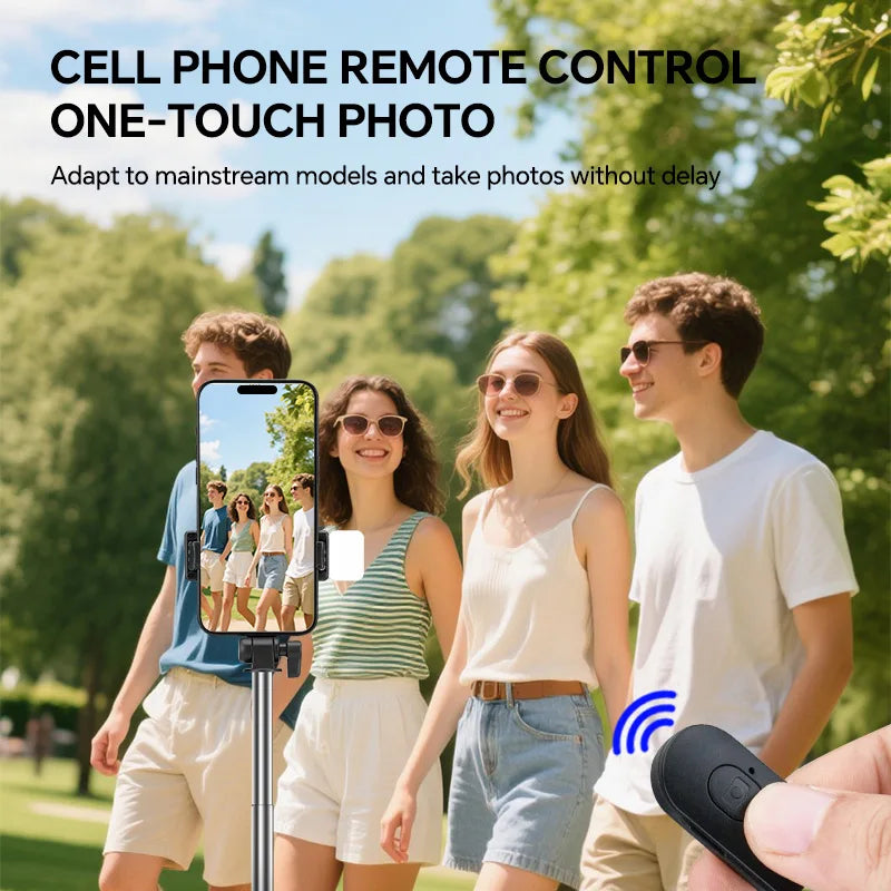 Scalable Phone Selfie Stick With Built-in Fill Light Telescopic Phone Selfie Stick With Built-in Light, Professional Live Stream Multiple Colors