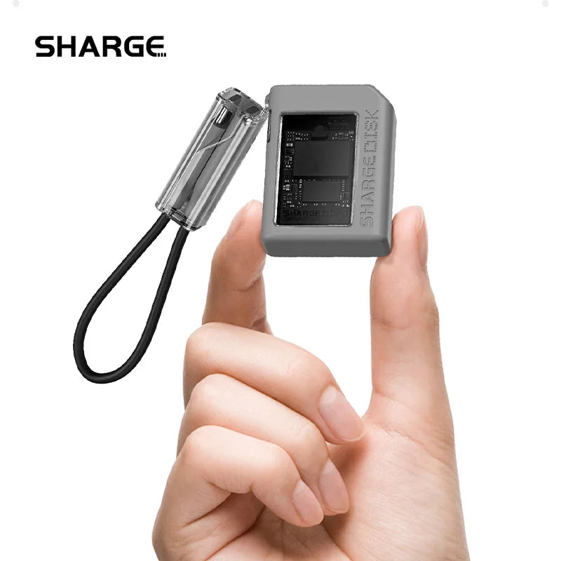 Sharge M.2 NVMe Enclosure with Active Cooling and Aluminum Case