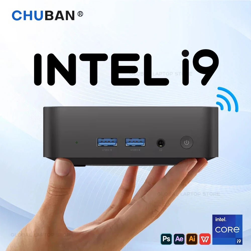 Mini PC Intel Core i9 10980HK i3 6100 Windows 11 Pc Gaming Computer 16GB 32GB RAM 1TB SSD WiFi6 BT5.2 Supports Desktop PC Gamer ** SHIPS FROM CHINA **