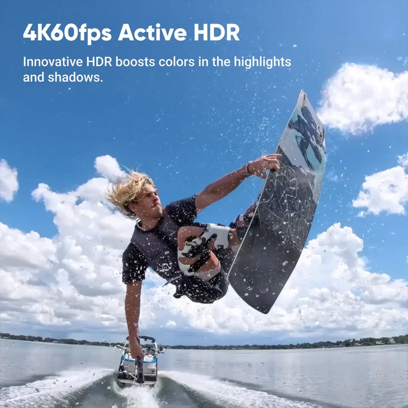 Insta360 Ace Pro 2 8K Al-Powered Action Cam 2.5" Flip Touchscreen Rugged & Waterproof to 39ft