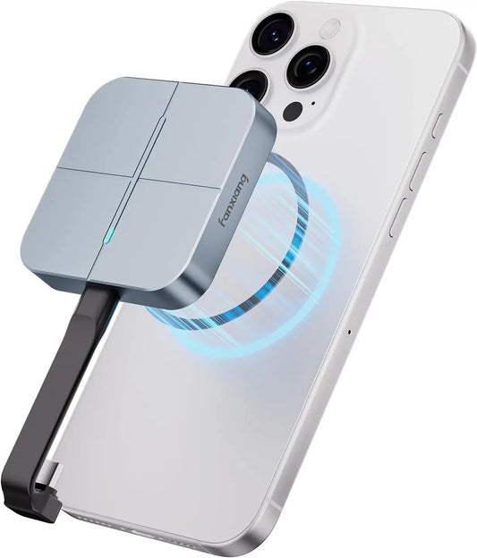 Portable Magnetic SSD 500GB, USB 3.2 Gen2 up to 1050MB/s, Type-C External Drive for Smartphones/Laptops/Gaming