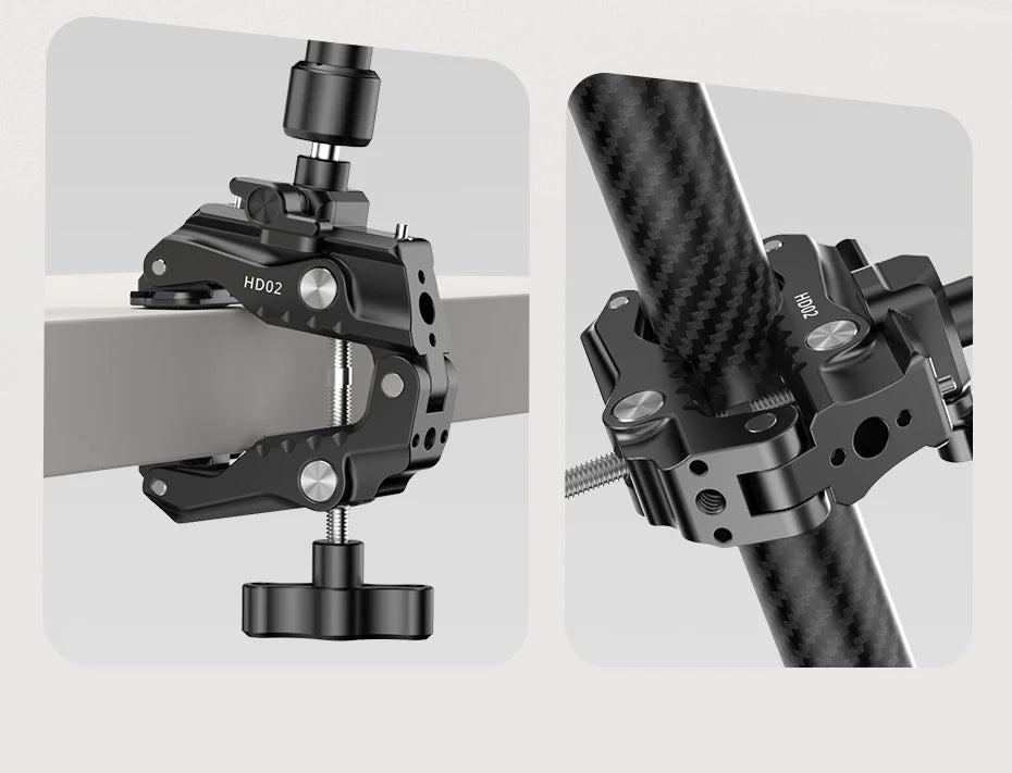 Ulanzi HD02 10-Inch Magic Arm Kit with Super Clamp and Ball Head