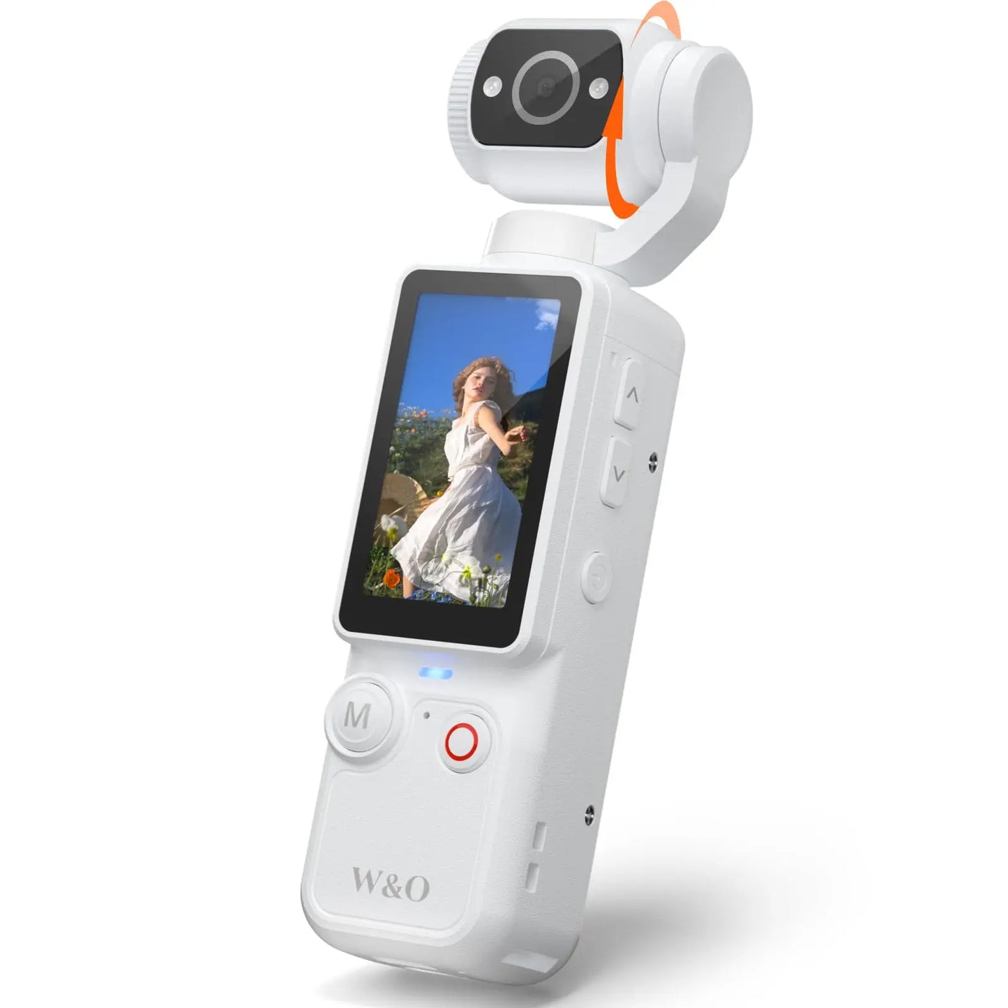 2026 New Portable 1MP Digital Camera with 4K Video, 16x Zoom & 180° Rotating Lens - Night Mode, Autofocus, Flash - Supports 128GB SD Card, 2000mAh Battery - Ideal Halloween Christmas Gift - Perfect for Travel & Portraits *Ships from US*
