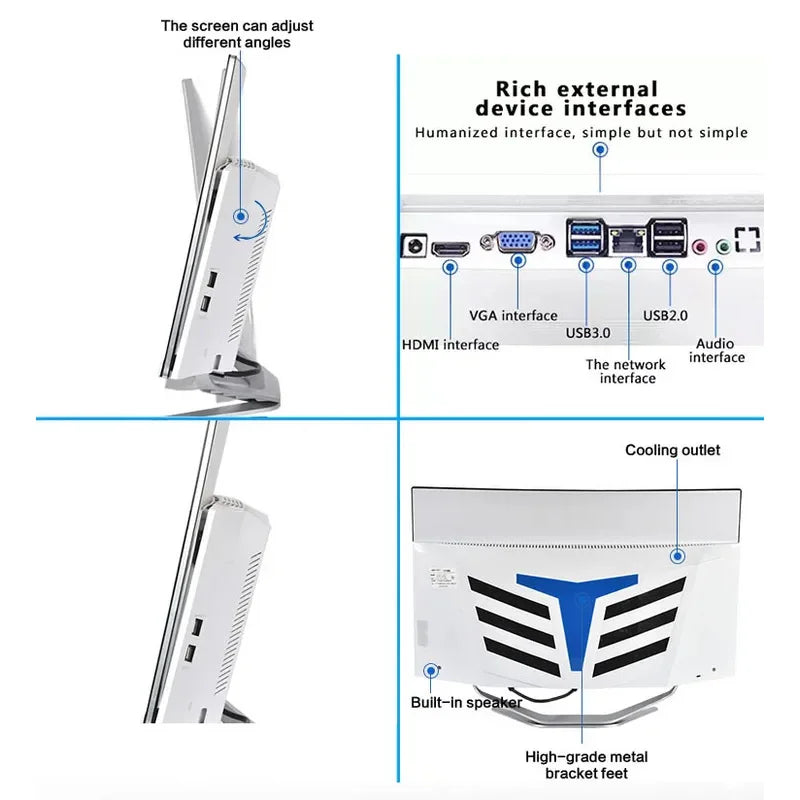 AOTESIER All In One Gaming PC With High Performance CPU