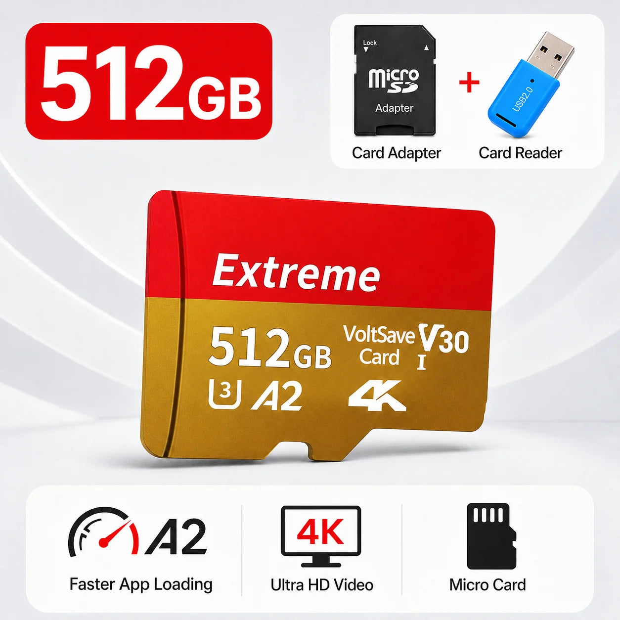 High Speed Reading Micro SD TF Memory Card 128GB for Monitoring - Specific Use Memory Storage for Digital Devices **Ships from China**