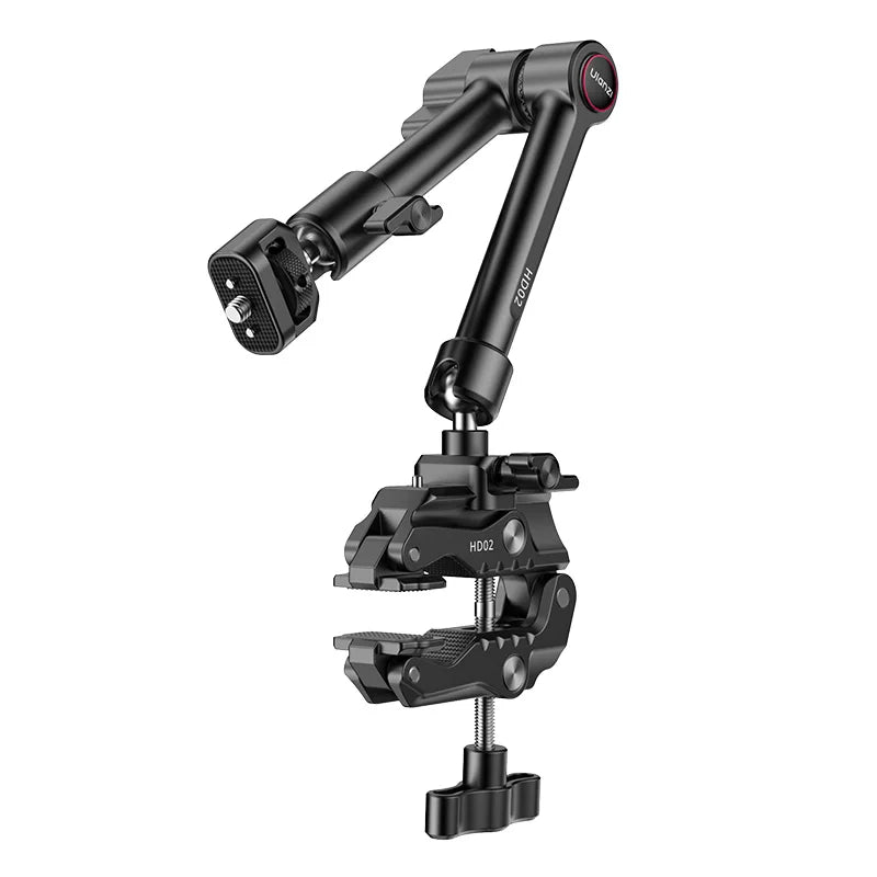 Ulanzi HD02 10-inch Magic Arm Kit with All-Direction Ball Head Adaptable Clamp for Outdoor Camera Photography Livestreaming Vlog