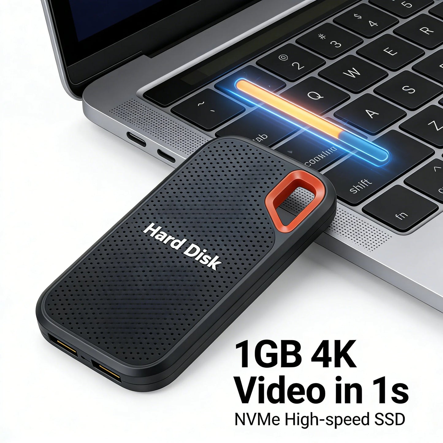 External Solid State Drive 2TB Portable SSD USB 3.2 Gen2 Fast Data Transfer Secure Storage for Important Files **Ships from China**