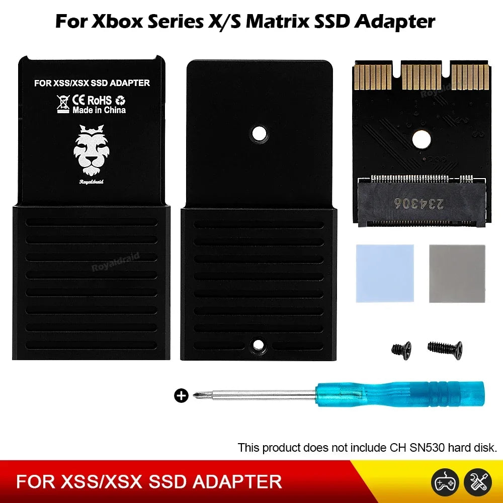 NEW For Xbox Series X/S Matrix SSD Adapter Hard Drive Conversion Box M2 NVME 2230 PCIE4.0 Series Expansion Card Box