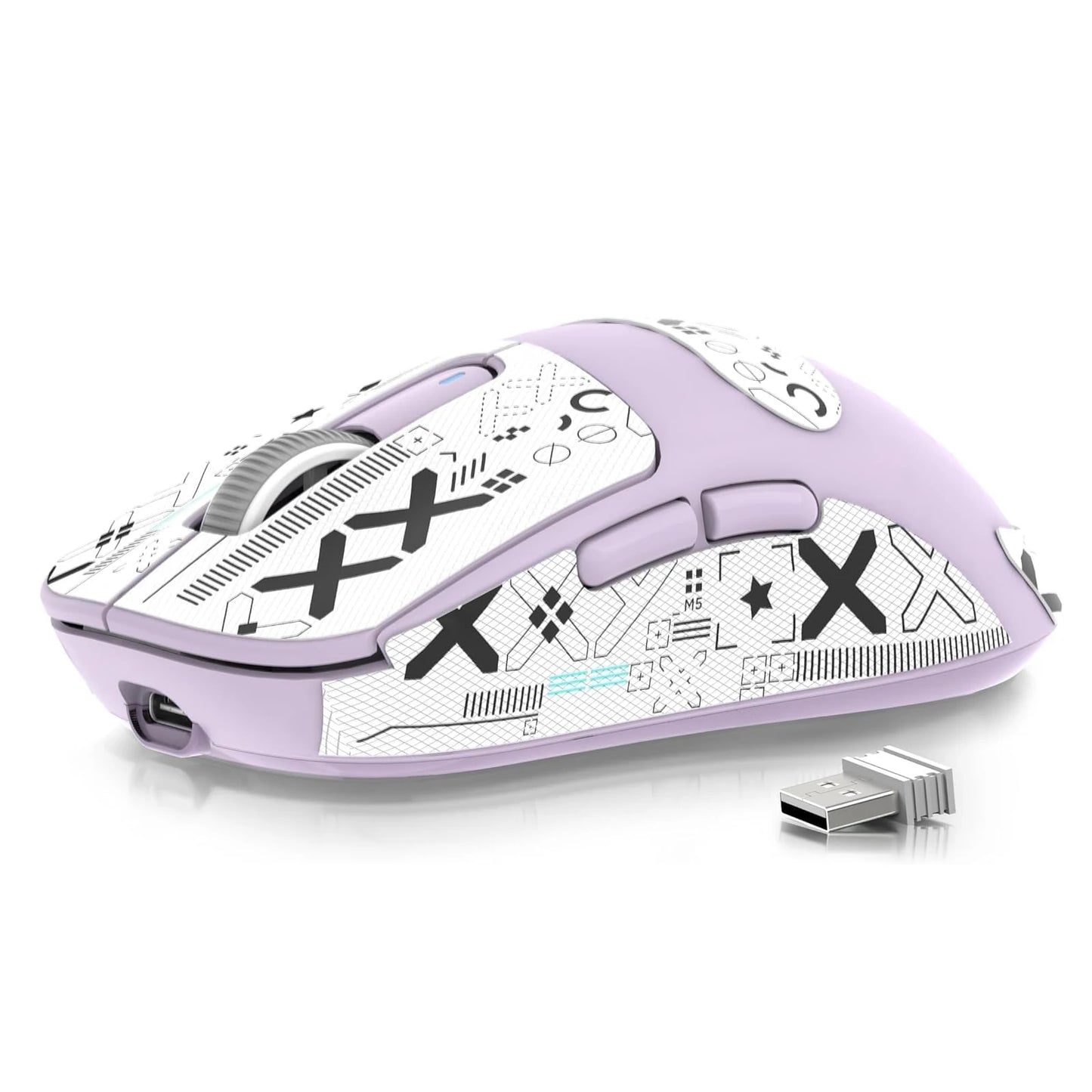 ATTACK SHARK X3 Lightweight Wireless Gaming Mouse, 49g Tri-Mode,PAW3395 26K DPI Sensor, 200h Battery Life,5 Programmable Buttons Multiple Colors