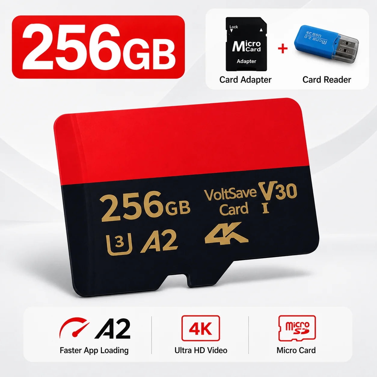 High Speed Reading Micro SD TF Memory Card 128GB for Monitoring - Specific Use Memory Storage for Digital Devices **Ships from China**
