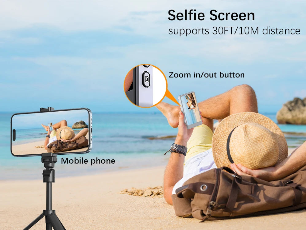 Vlog by Unitedtime 4 Inch Wireless Smartphone Monitor With MagSafe Mount For Vlogging