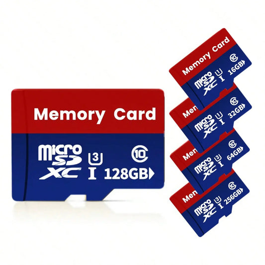 1pc High-Speed Micro SD Card - Compatible With Smartphones, Tablets, Cameras, Security Cameras Etc. - Data Transfer/Widely Compatible, Storage Capacity Options: 8GB/16GB/32GB/64GB/128GB/256GB
