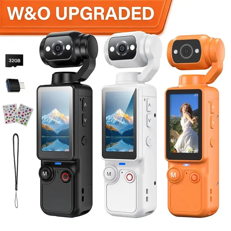 2026 New Portable 1MP Digital Camera with 4K Video, 16x Zoom & 180° Rotating Lens - Night Mode, Autofocus, Flash - Supports 128GB SD Card, 2000mAh Battery - Ideal Halloween Christmas Gift - Perfect for Travel & Portraits *Ships from US*