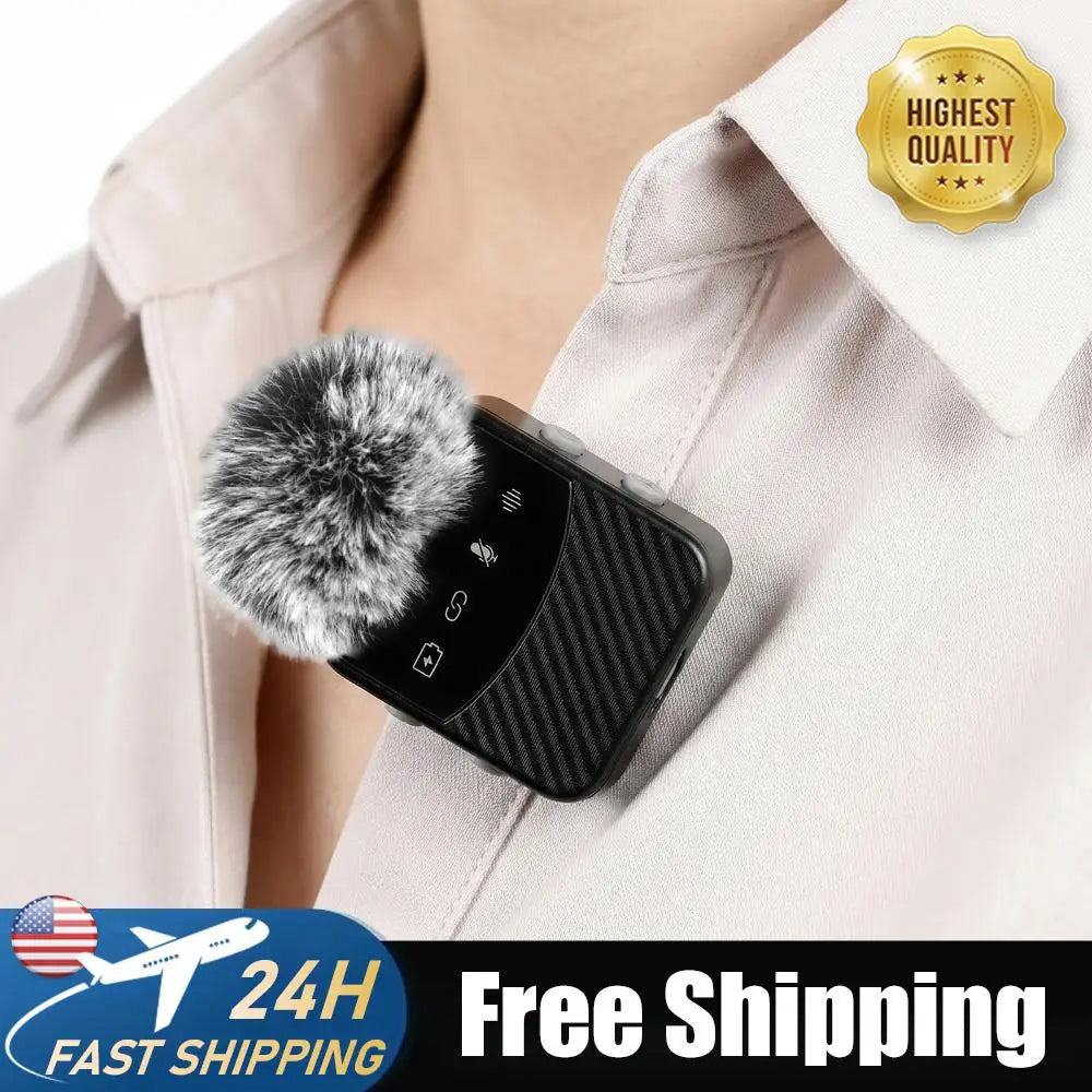 Mini Microphone for IPhone/Android/Camera with Noise Reduction Plug & Play Lapel Mic for Video Recording Vlogging Interview