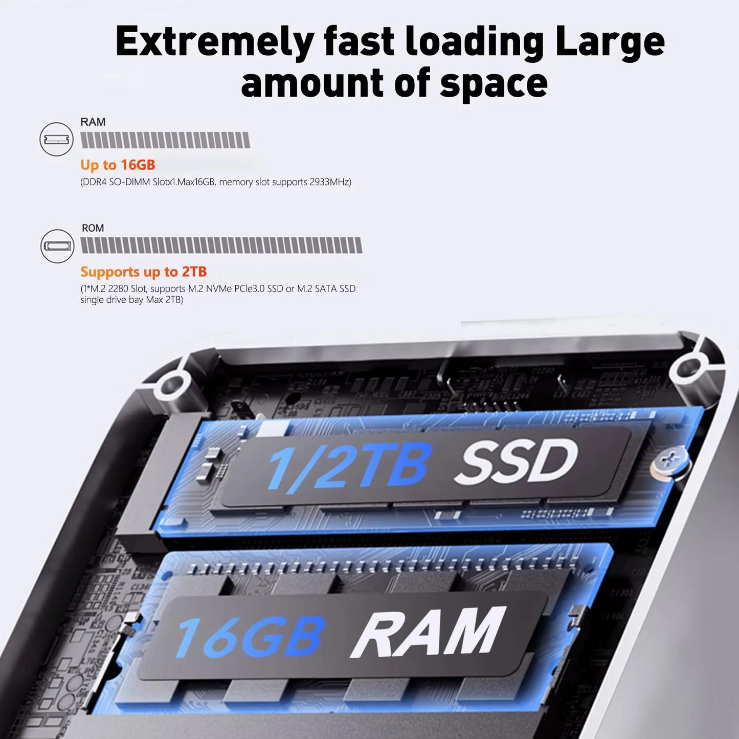 Mini PC Intel Core i9 10980HK i3 6100 Windows 11 Pc Gaming Computer 16GB 32GB RAM 1TB SSD WiFi6 BT5.2 Supports Desktop PC Gamer ** SHIPS FROM CHINA **