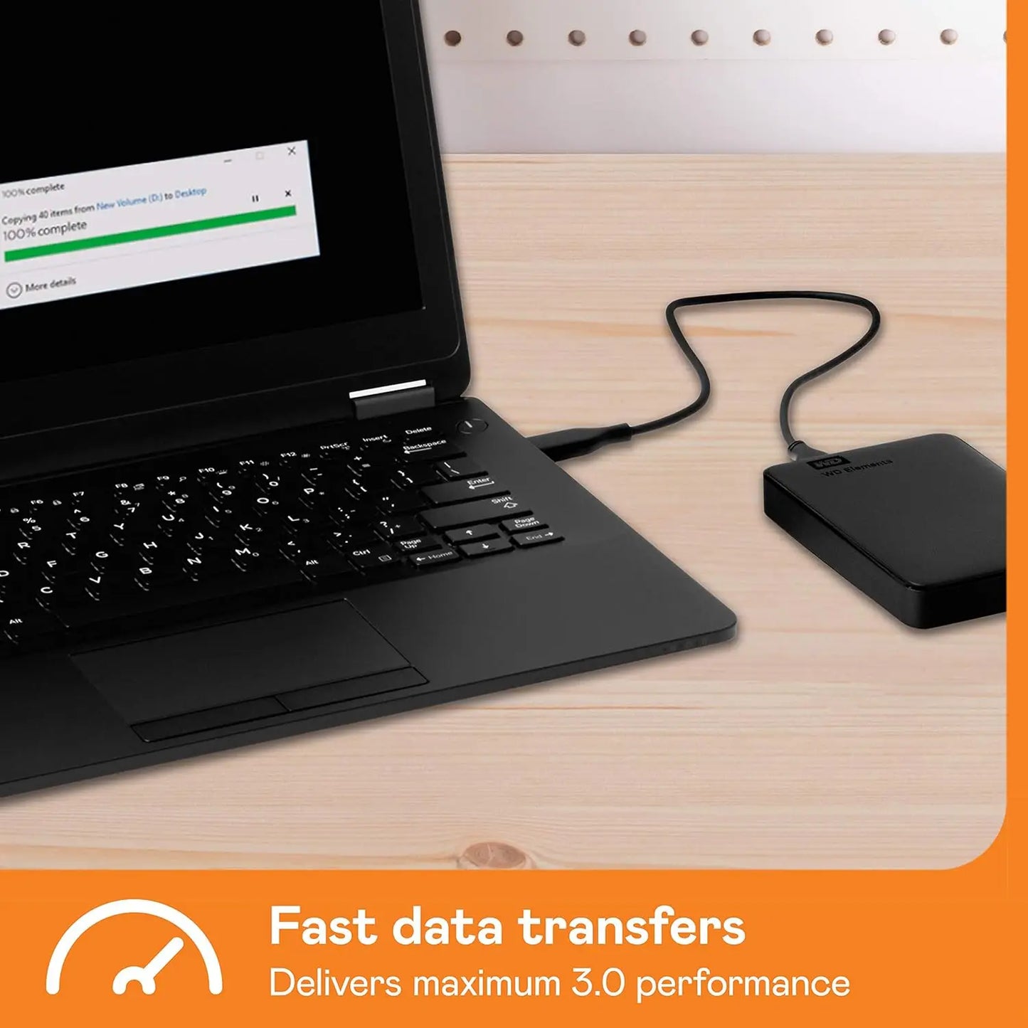 5TB Portable External Hard Drive for Windows & Mac, USB 3.2 Gen 1 Plug and Play Ready