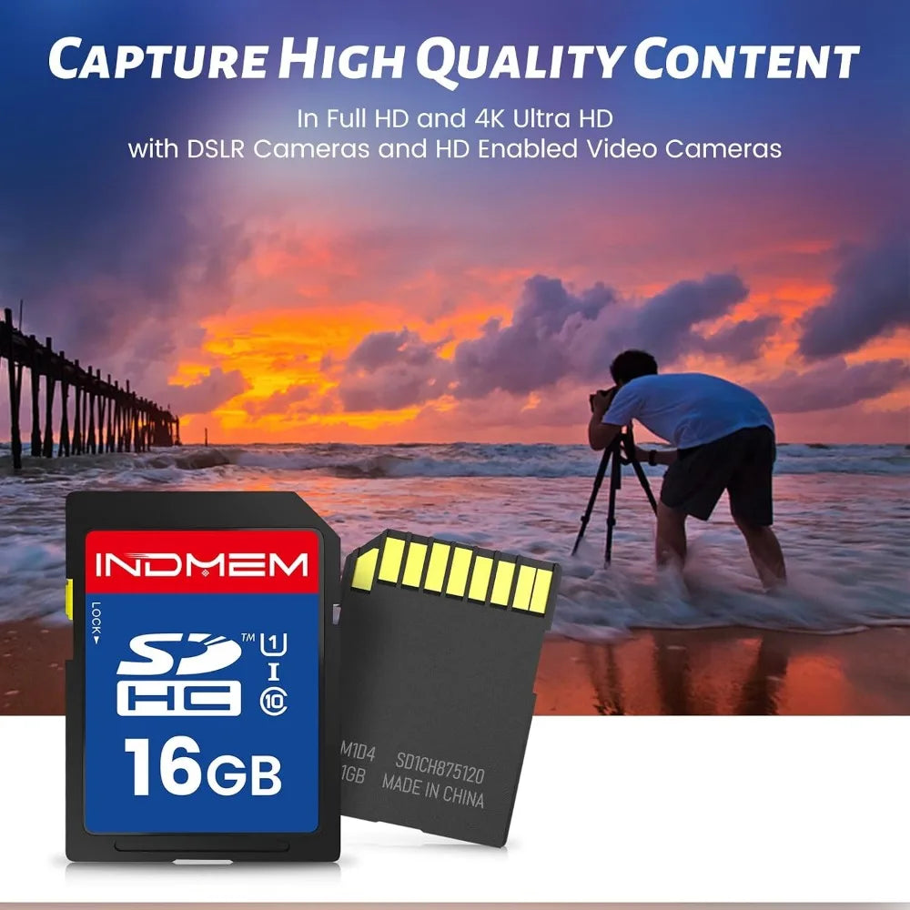Perfect Take Gear 16GB microSD card with adapter, UHS-I Class 10