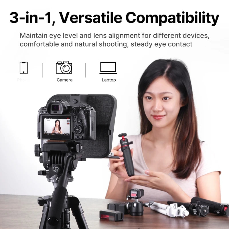Ulanzi RT02 Teleprompter Portable For Tablets Camera Phone