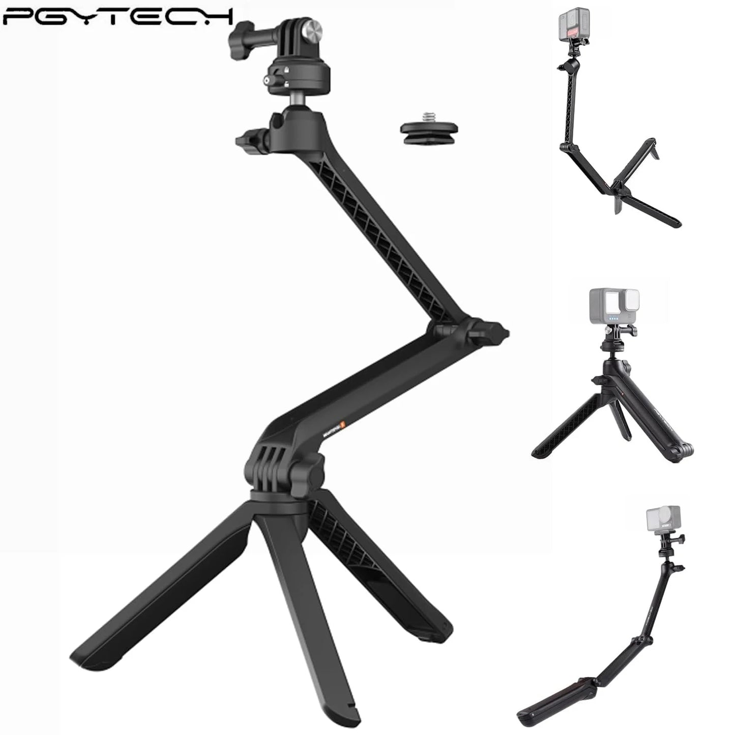PGYTECH Mantispod 3-Way Tripod Caplock Hand Grip For Action Cameras