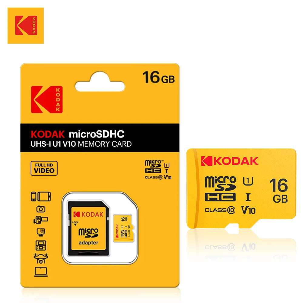 Kodak 16GB-256GB Micro SD Memory Card - High Speed Class 10 U3 UHS-I for Smartphones, Digital Cameras, Tablets and Drones **Ships from China**