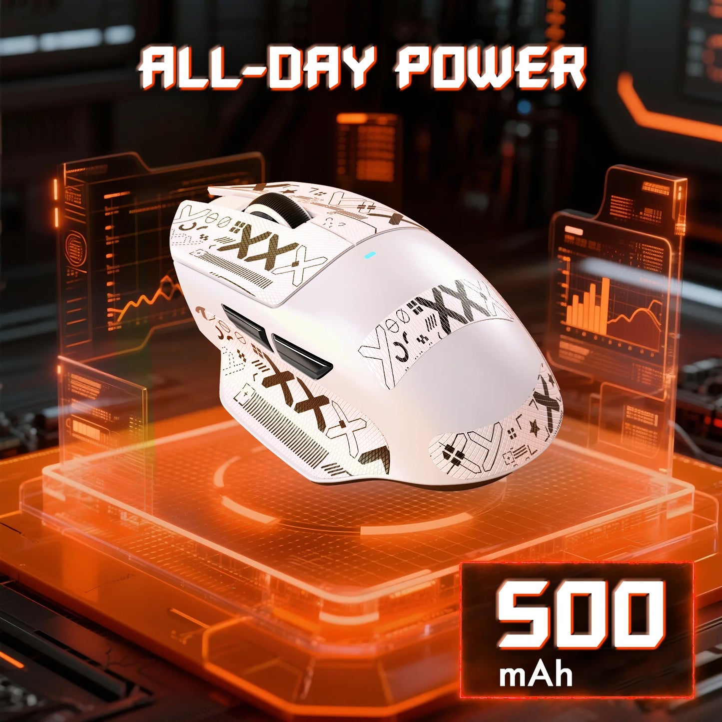 ATTACK SHARK V6 65g Wireless Gaming Mouse RGB Magnetic Charging Dock Wireless/Wired Mouse 1K Polling PAW3311 Multiple Colors