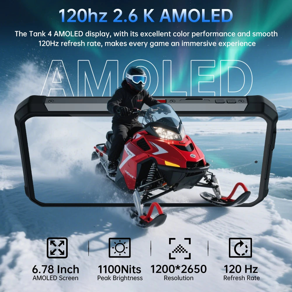 Unihertz Tank 4 5G Rugged Phone With Built-In Projector