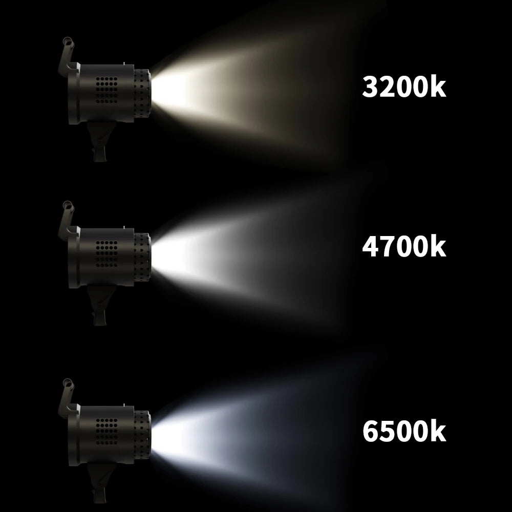 SH  220V 90/115/135W Photography COB Video Light With pulley bracket Daylight-Balanced Sun Lamp for Portrait Flash Studio