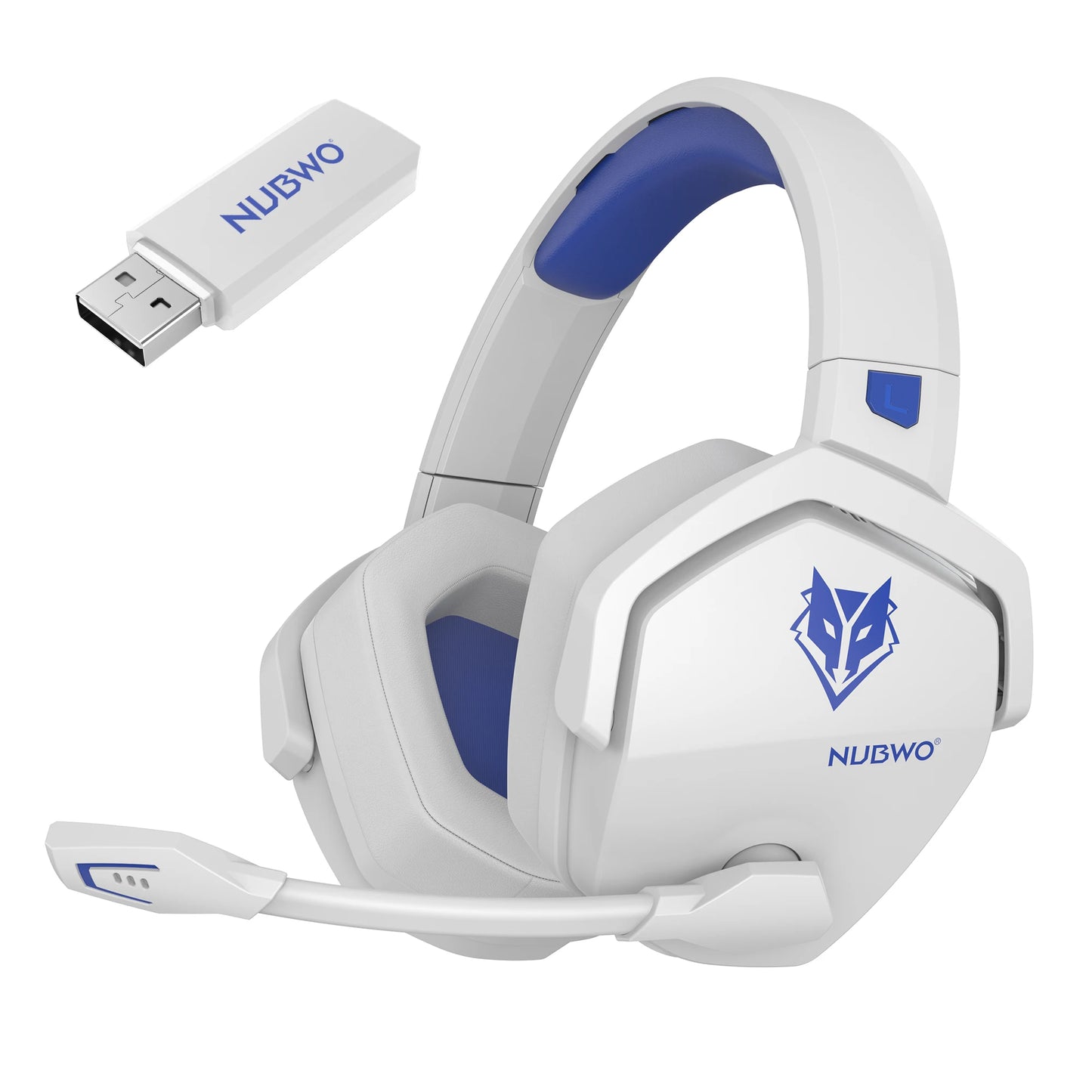 NUBWO G06 2.4G Dual Wireless Gaming Headset 5ms Low Latency 7.1 Surround ENC Mic For PC PS4 PS5 Gaming Bluetooth Headphones Multiple Colors