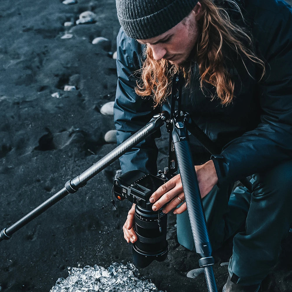Ulanzi Falcam TreeRoot Quick Lock Travel Tripod Carbon Fiber Tripod Compatible with F38 Pro Quick Release Arca-Swiss Plate