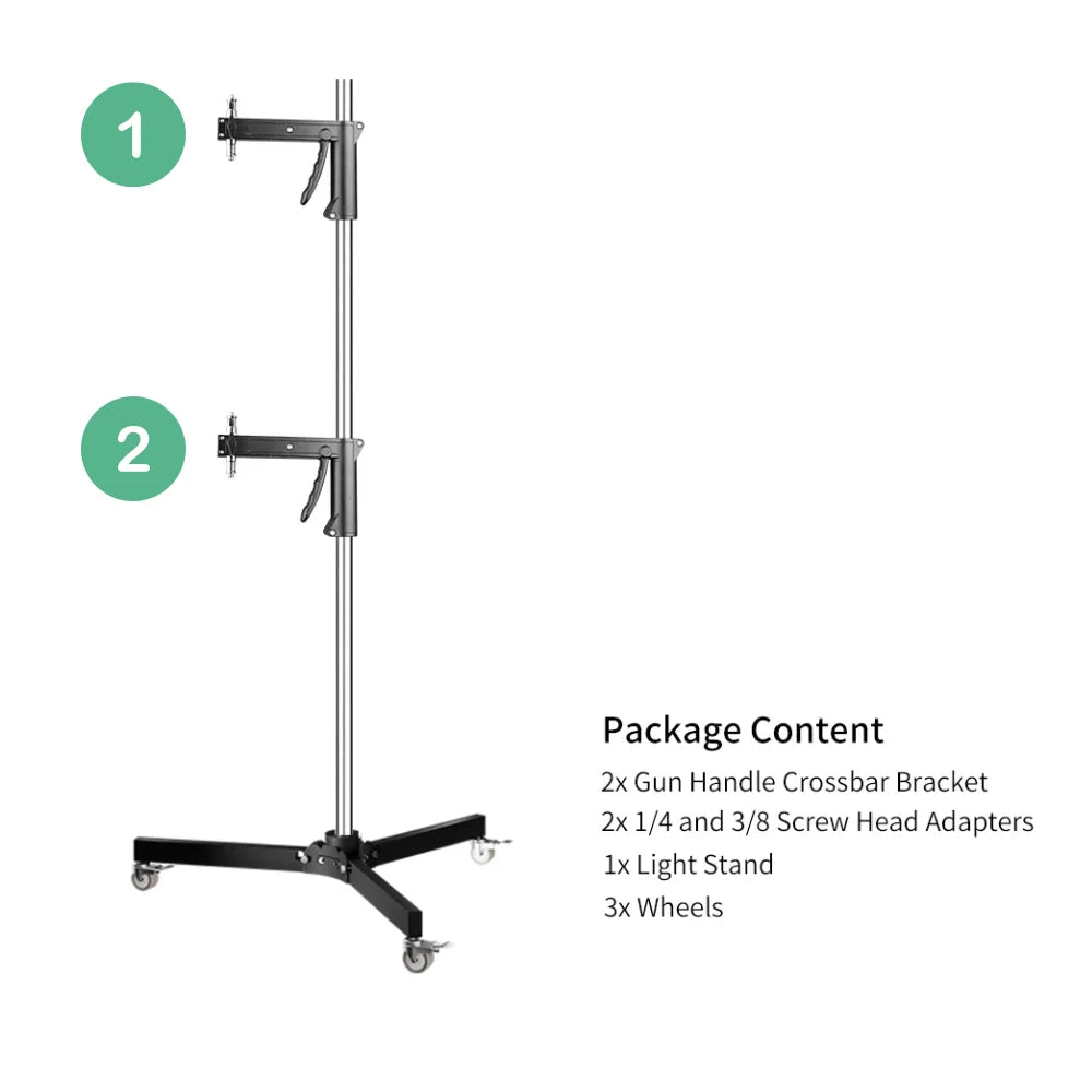 SH Studio Folding Lighting Tripod Stand for Photo Studio