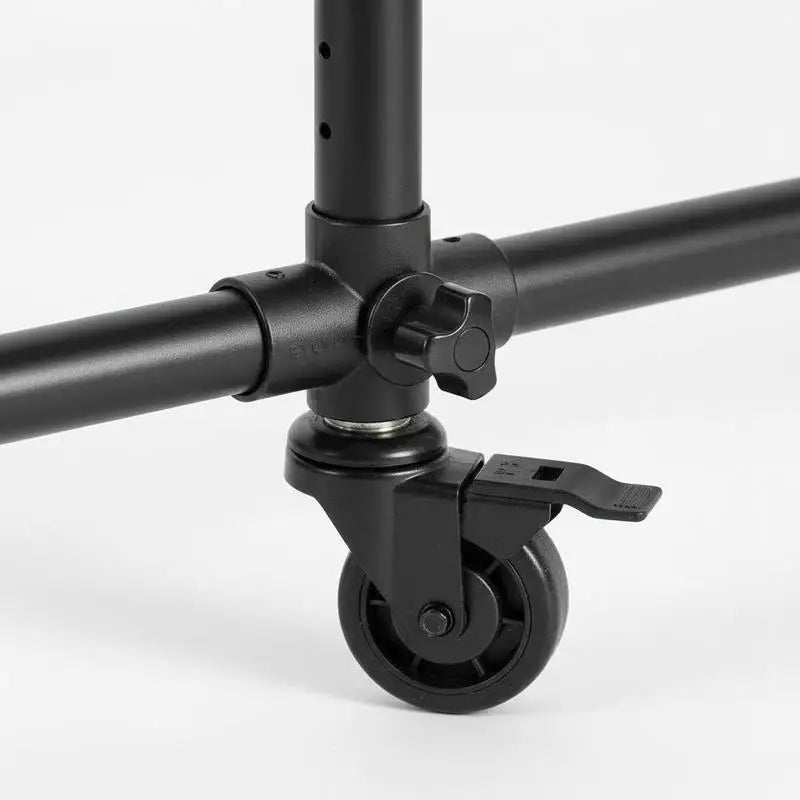 Moveable Background Support System 7 x 10 ft For Wedding Photo Studio Party, Lockable Wheels Height Width Adjustable Heavy Duty Metal Frame **Frame Only**