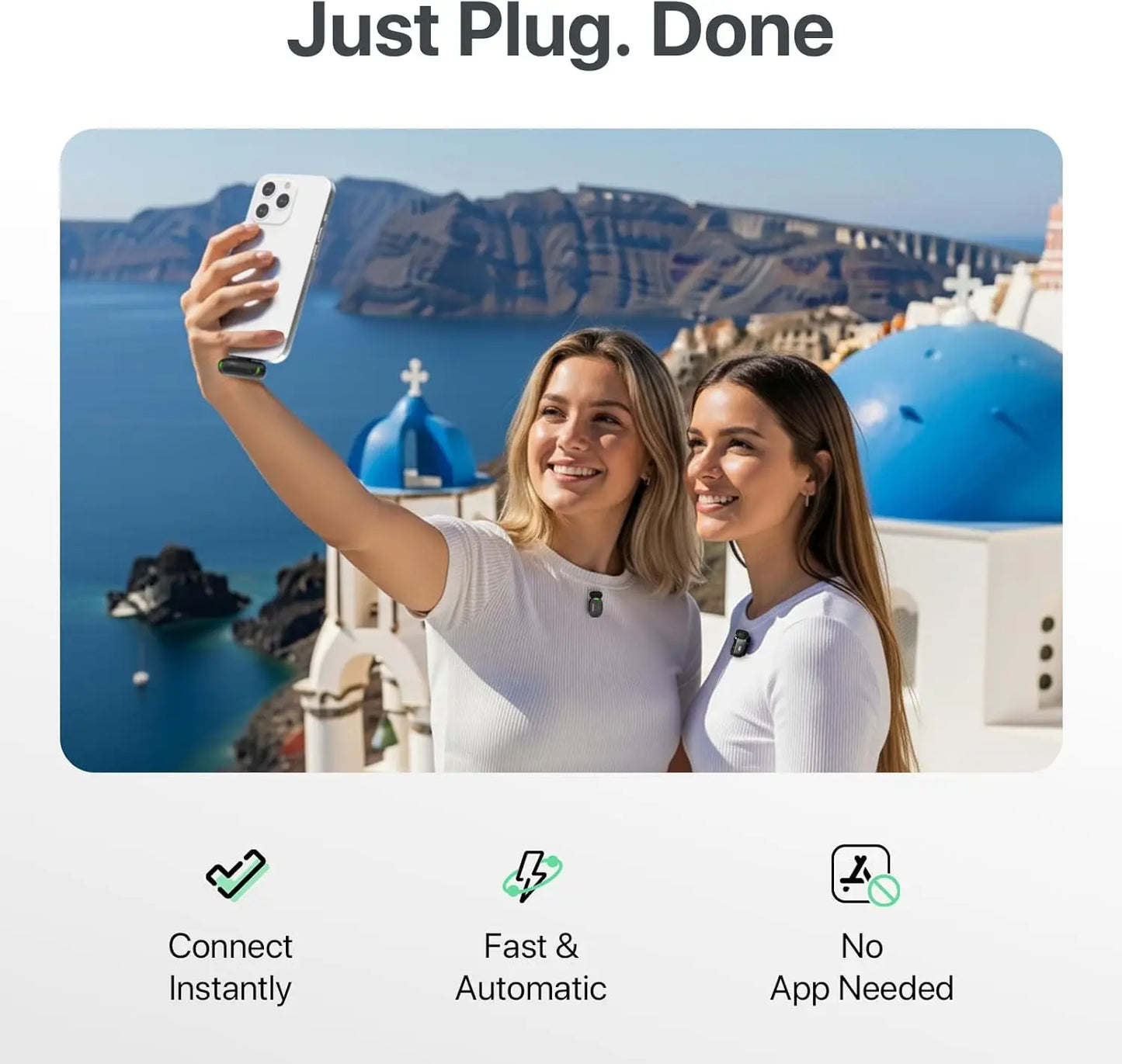 NEW SYNCO Mini Wireless Lavalier Lapel Microphone for iPhone iPad Android Type-C Phone Live Broadcast Audio Video Recording Vlog