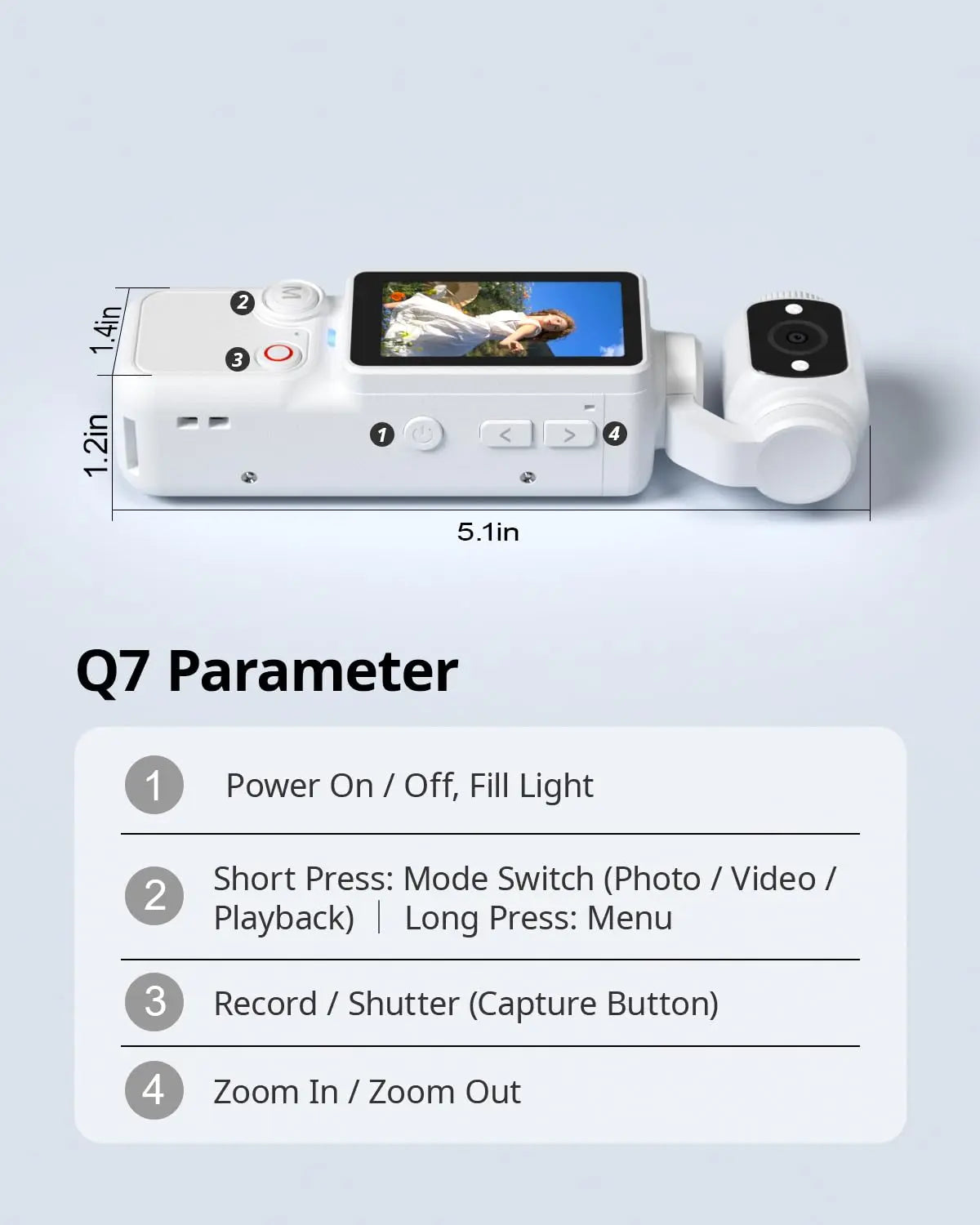 2026 New Portable 1MP Digital Camera with 4K Video, 16x Zoom & 180° Rotating Lens - Night Mode, Autofocus, Flash - Supports 128GB SD Card, 2000mAh Battery - Ideal Halloween Christmas Gift - Perfect for Travel & Portraits *Ships from US*