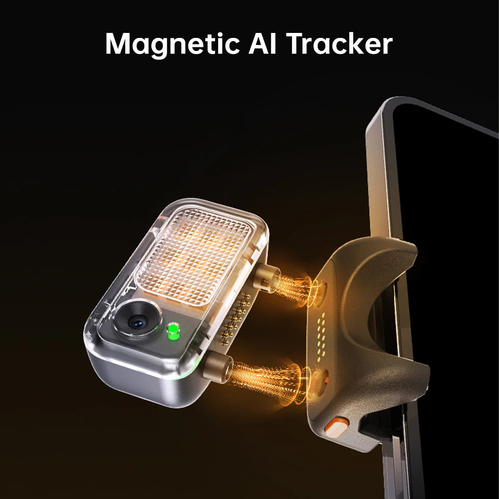 Hohem V3 Smartphone Stabilizer Ai Face Tracking 3-Axis Phone Gimbal Built-in Selfie Stick Portable for Shoot Video Vlog